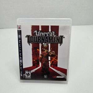 Unreal Tournament III‎ PS3 Game Epic Midway Shooter Action Complete